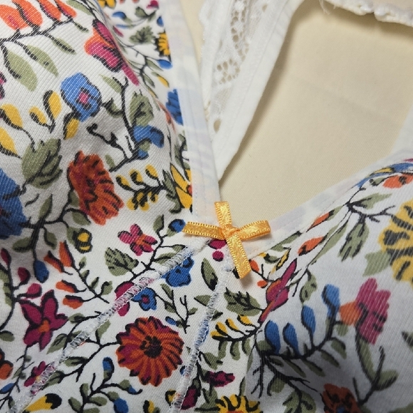 Cacique Multicolor Summery Floral Bralette Size 42DD - Picture 3 of 6